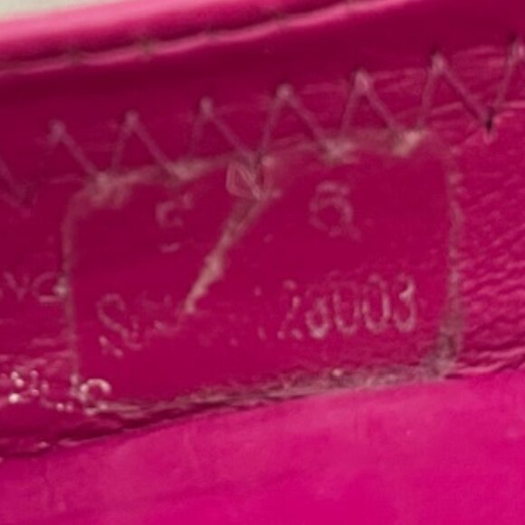 TORY BURCH Reva Ballet Elastic Back Ballet Flats Hot Pink Magenta 6 - Picture 11 of 16